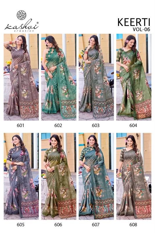 Kashvi keerti vol 6 surat saree mill